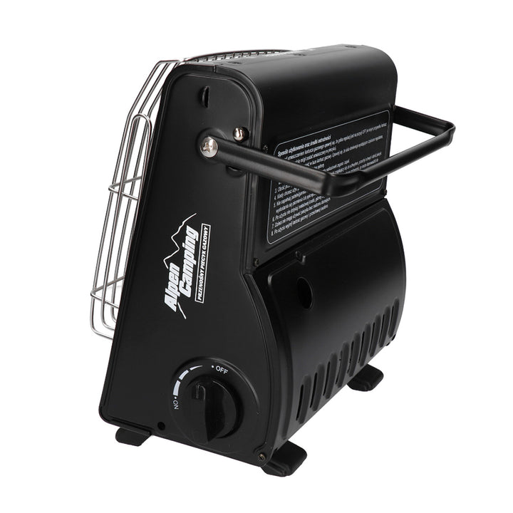 Fogão a gás portátil Alpen Camping, consumo de gás 124 g/h, ignição piezoelétrica, IK-1000 PRO, ISLÂNDIA