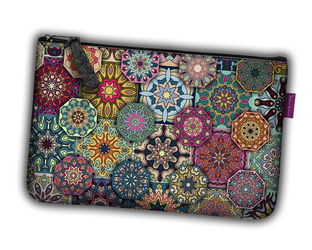 Bolsa organizadora de feltro para produtos de higiene pessoal com zíper Bolsa cosmética para organizador de maquiagem Valência
