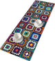 Corredor de mesa Fita de feltro com padrão Decoração de mesa Easy Care 95 x 33 cm Frania
