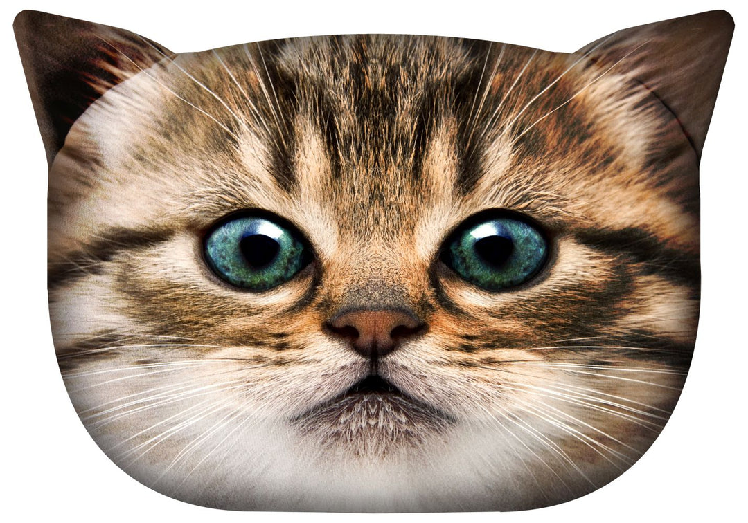 Cojín de diseño con motivo de gato Cojín decorativo con cremallera oculta y relleno Cojín Gapcio