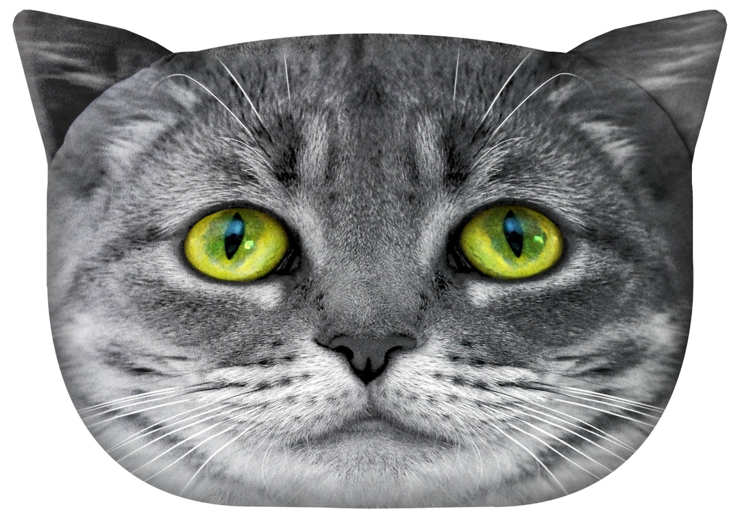 Cojín de diseño con motivo de gato Cojín decorativo con cremallera oculta y relleno Cojín Lolek