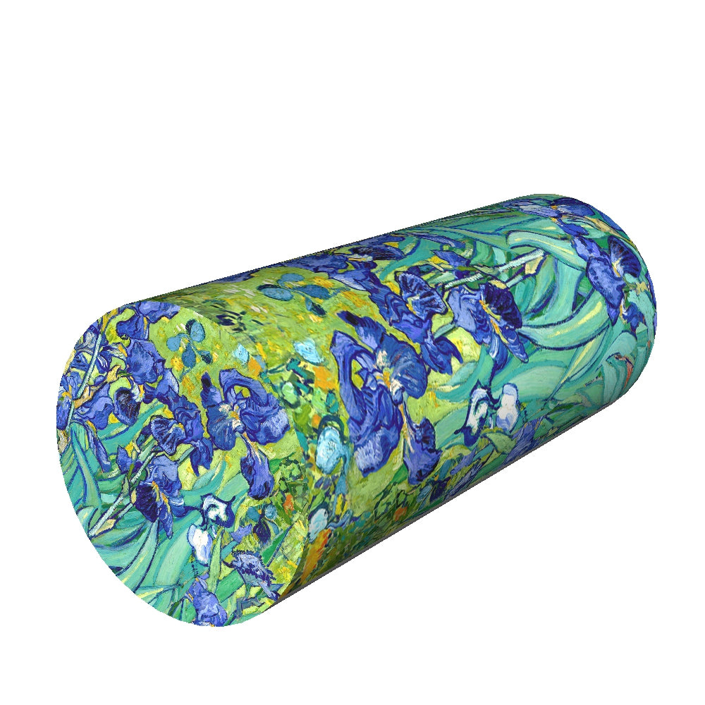 Travesseiro cervical rolo lombar 40x15cm rolo de suporte termoativo rolo de travesseiro Iris