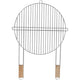Grelhador redondo Master Grill & Party, cabo de madeira, tamanho 46cm