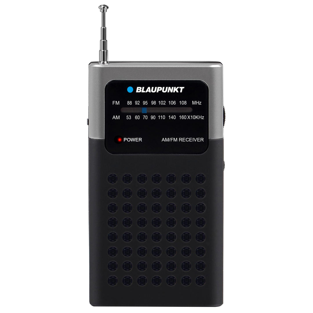 Rádio de bolso am/fm, antena telescópica portátil, tamanho de bolso, alto-falante embutido de 1.5 ", operado por bateria