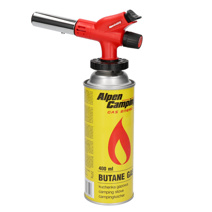 Queimador a gás Queimador de cartucho Temperatura da chama 1700˚C Ignição piezoelétrica Regulação da chama Queimador de soldagem Isqueiro a gás Lâmpada de soldagem para cartuchos de gás