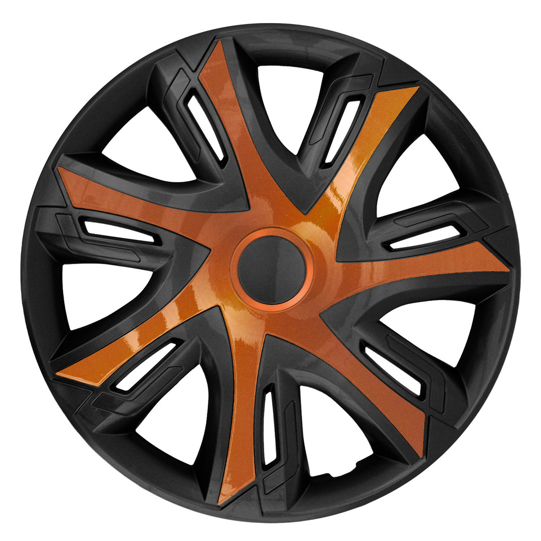 Calotas NRM 15'' N-Power bicolor cobre/preto 4 unid.