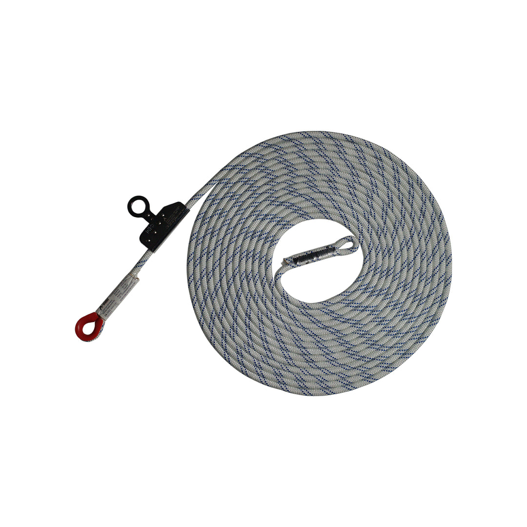 Linostop com linha de ancoragem GEKKO de 10 m com fixação flexível