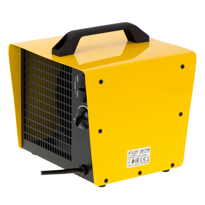 Aquecedor cerâmico Adler AD 7740 3000W com termostato