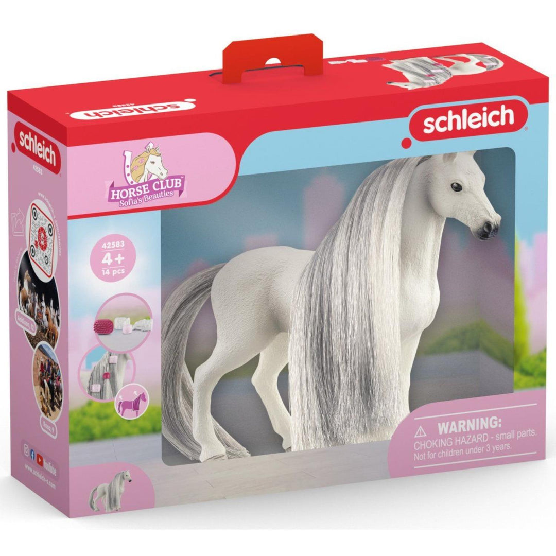 Estatueta Schleich Quarter Horse Mare com crina longa 42583
