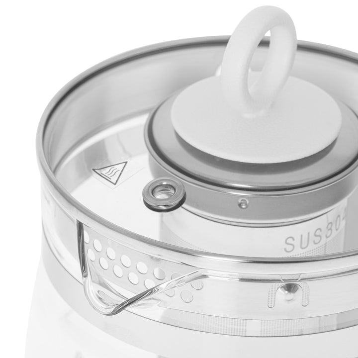 Hervidor de vidrio de 1,5 L con cafetera y control de temperatura Adler AD 1299