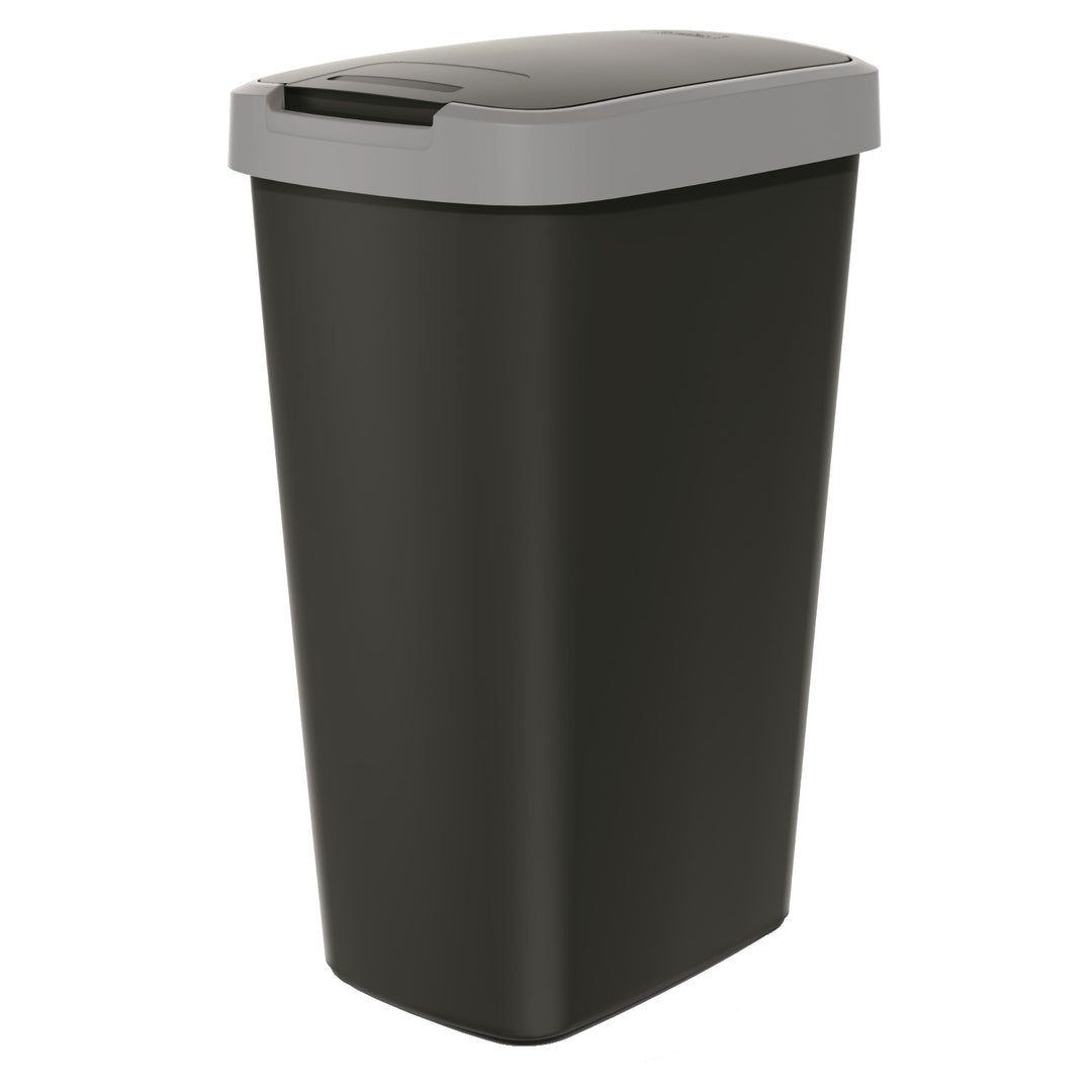 Keden COMPACTA Q Papelera con tapa - gris liso 45l