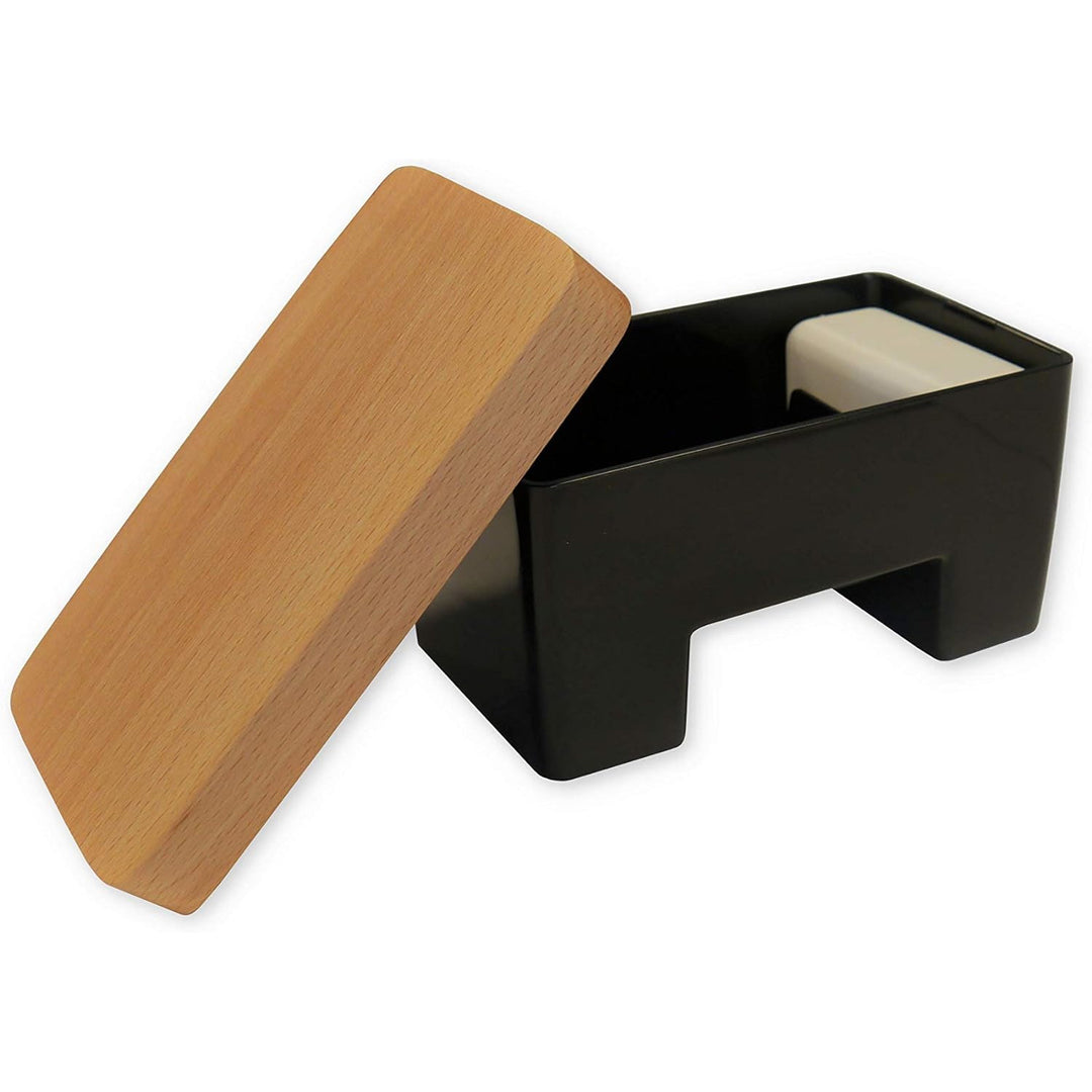 Prático sistema de manteiga inteligente com água, sem BPA, preto