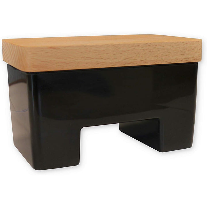 Prático sistema de manteiga inteligente com água, sem BPA, preto