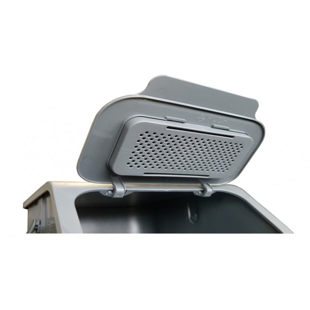 Papeleiras para Reciclagem BINI - Conjunto de 3 - Azul, Amarelo, Verde + Filtro, 3x35L