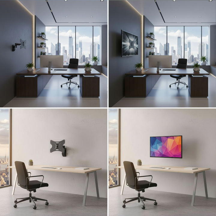 Soporte articulado de pared para pantalla TV PLASMA, LCD, LED 23-42" Maclean MC-503A B