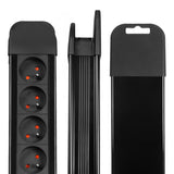 Plugues franceses tipo E, com aterramento, 3G 3x1,5 mm2, 1,5 m