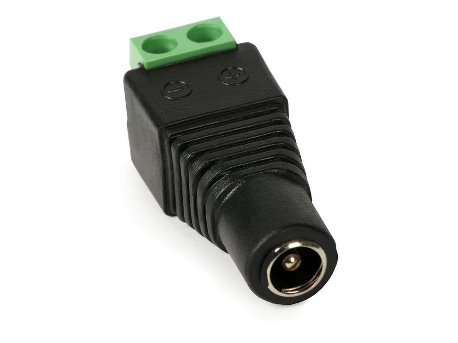 Conector hembra DC para tiras LED de calidad 2.1mm