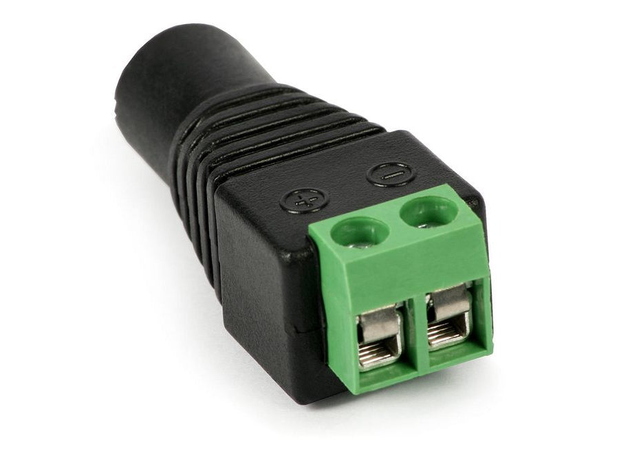 Conector hembra DC para tiras LED de calidad 2.1mm