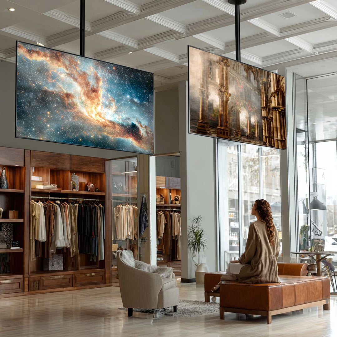 Soporte para TV de techo 23-42 " 50 - 85 cm 30kg Maclean MC-504A B