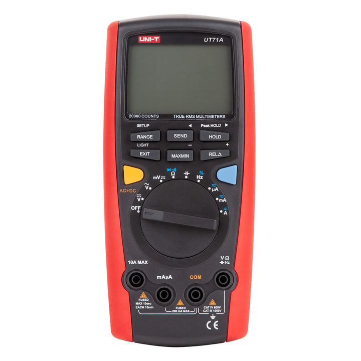 Medidor digital universal Uni-T UT-71A com visor LCD