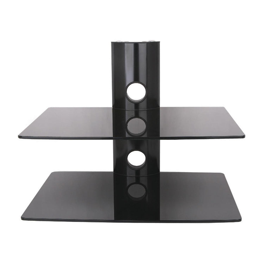 Estante de vidrio doble para la consola sintonizador de DVD Art D-50N