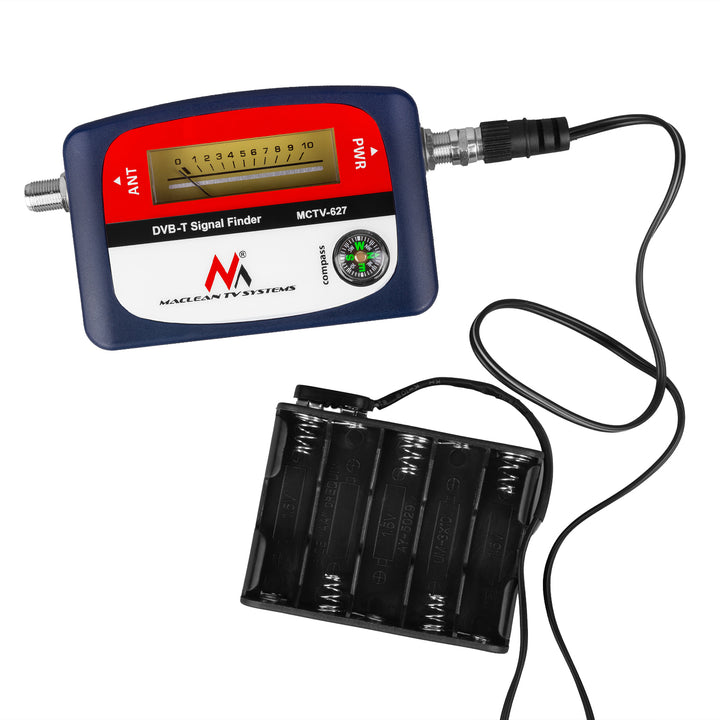 Localizador de señal terrestre DVB-T (VHF, UHF, TV, TNT) Maclean MCTV-627