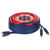 Juego de cables de amplificador + accesorios de montaje Kruger&Matz KM0011