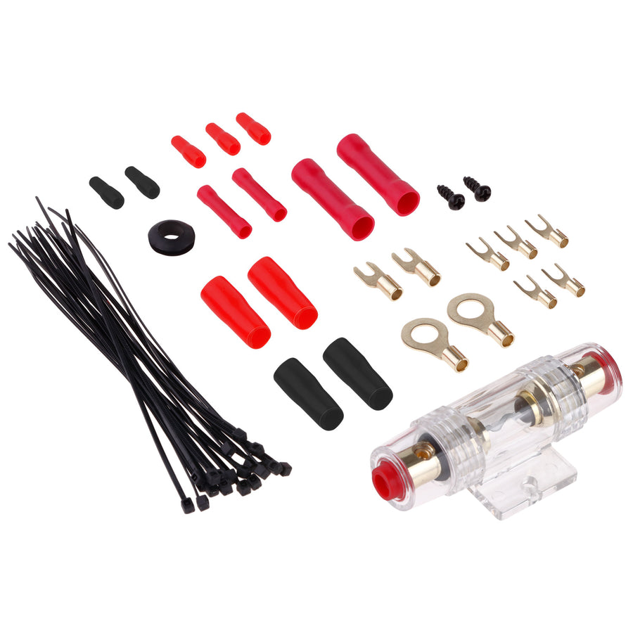 Juego de cables de amplificador + accesorios de montaje Kruger&Matz KM0011
