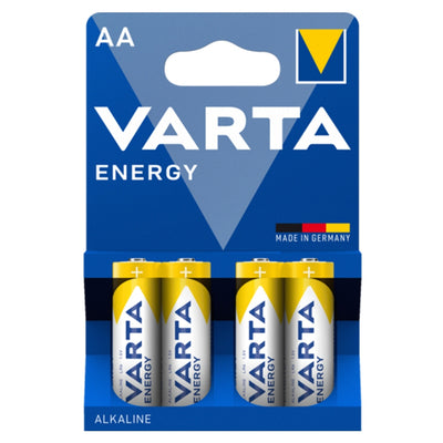 4 pilas R-06 LR06 AA de 1,5 V alcalinas Varta Energy