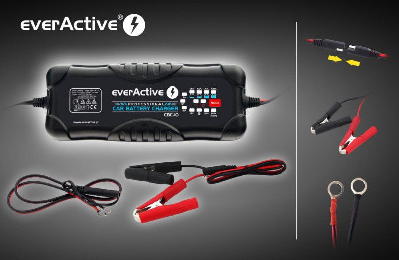 Cargador de cargador 12V / 24V everActive CBC-10
