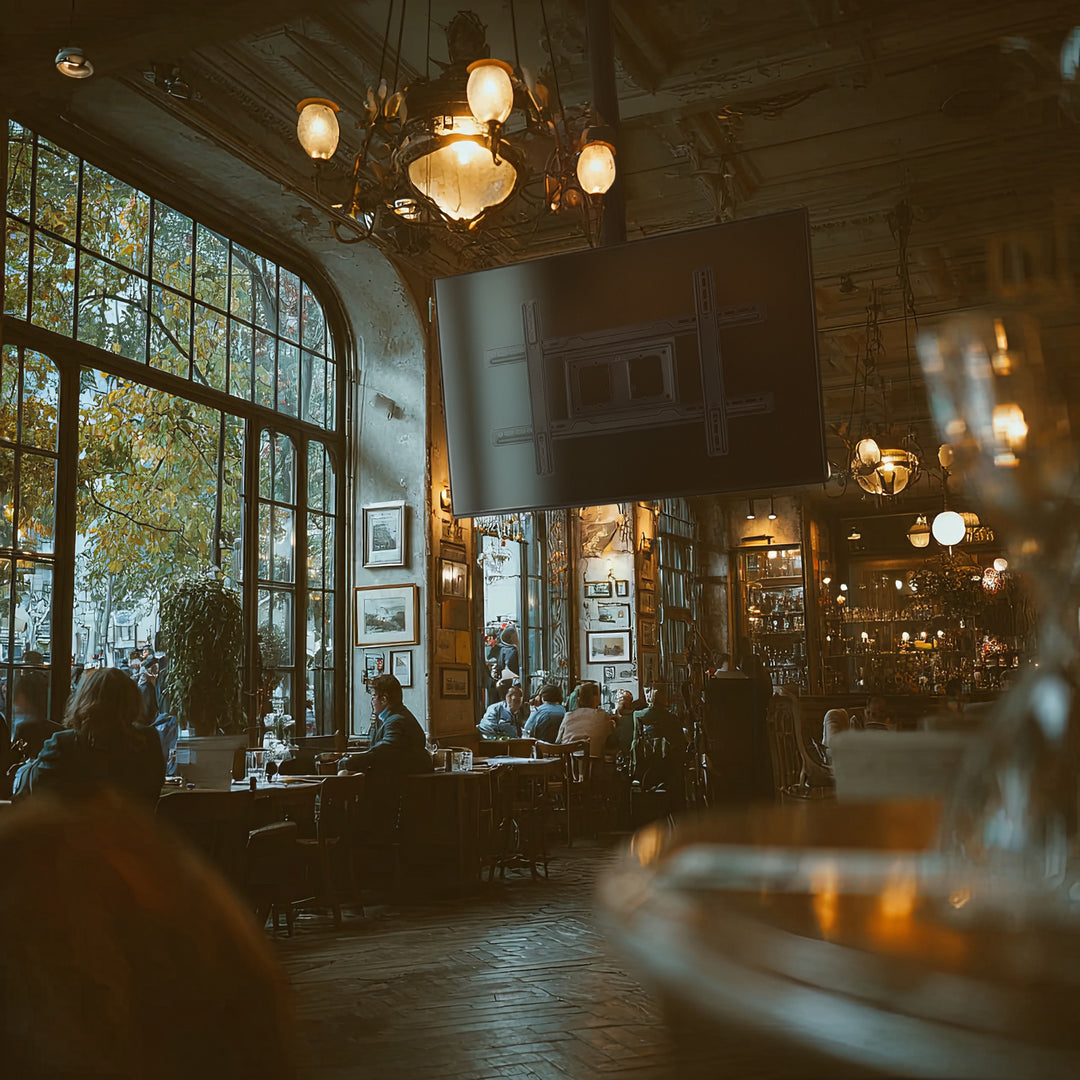 Monitor LCD LED universal com tela LCD OLED QLED para montagem no teto de 23 a 100" máx. 50 kg Max VESA 600x400