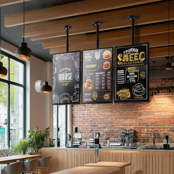 Monitor LCD LED universal com tela LCD OLED QLED para montagem no teto de 23 a 100" máx. 50 kg Max VESA 600x400