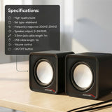 Altavoces para PC, USB, 2x3W, auto alimentado, color negro Audiocore AC870B