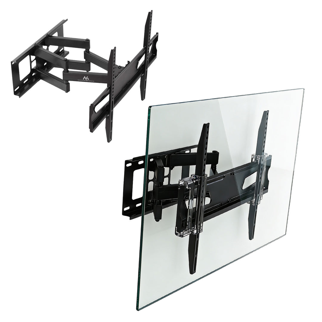 Suporte de parede para TV Maclean MC-723B para TVs LCD/LED de 37 a 80 polegadas, carga máxima de 45 kg, VESA máx. 600x400