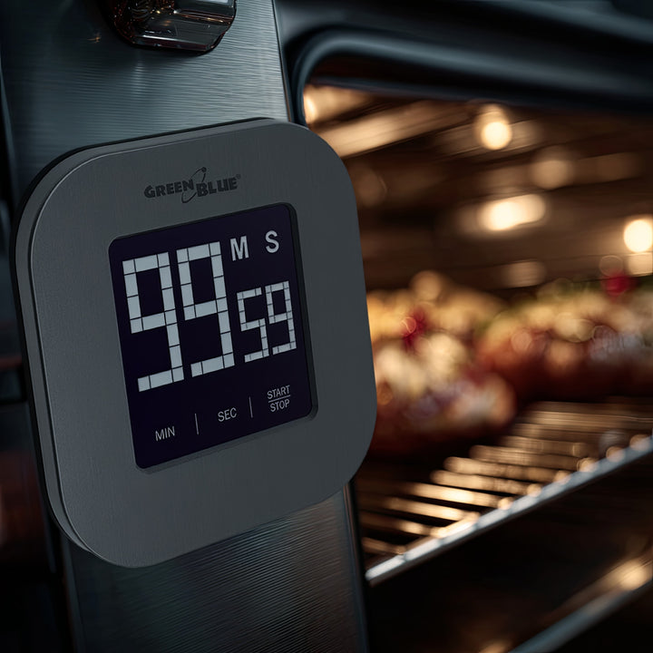 Cronómetro digital con pantalla táctil, magnético GreenBlue GB524