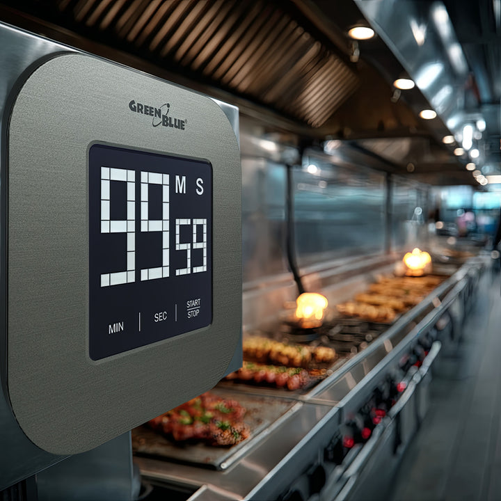 Cronómetro digital con pantalla táctil, magnético GreenBlue GB524