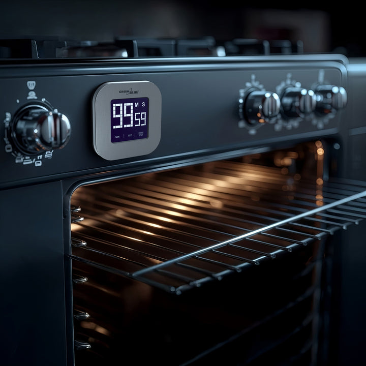 Cronómetro digital con pantalla táctil, magnético GreenBlue GB524