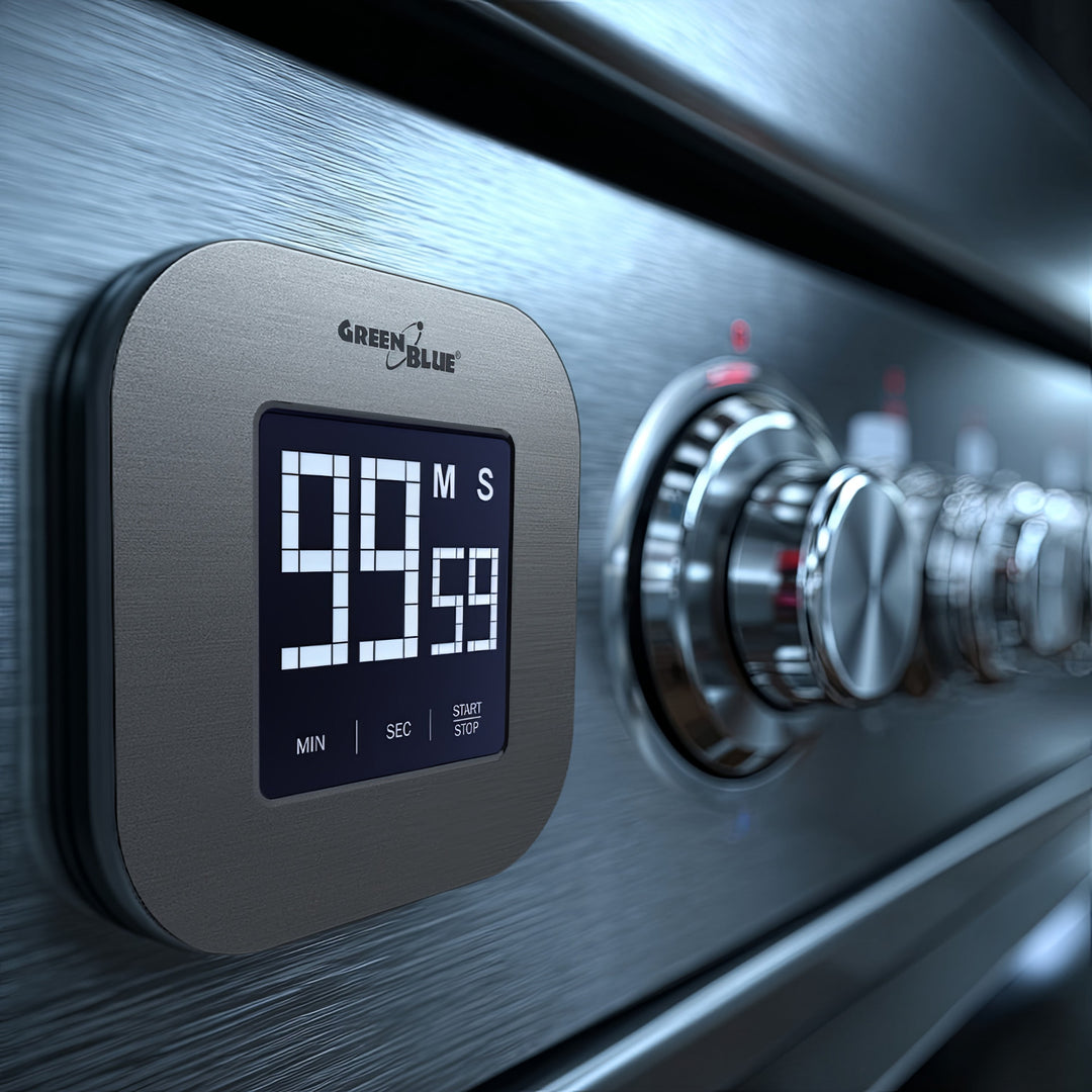 Cronómetro digital con pantalla táctil, magnético GreenBlue GB524