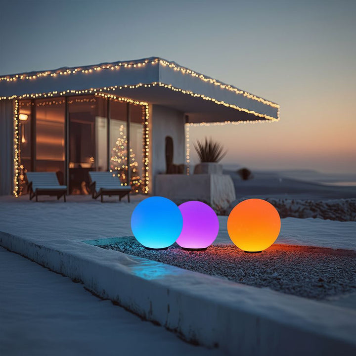 Lámpara solar de jardín multicolor 15 x 15 x 48 cm GreenBlue GB122