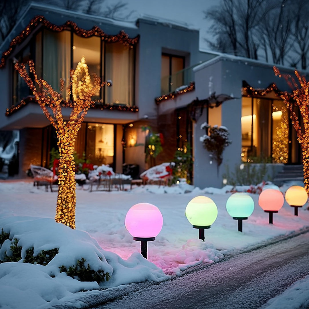 Lámpara solar de jardín multicolor 15 x 15 x 48 cm GreenBlue GB122