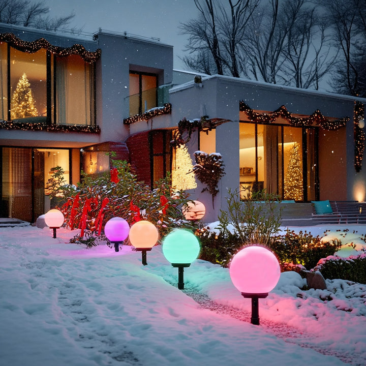 Lámpara solar de jardín multicolor 15 x 15 x 48 cm GreenBlue GB122