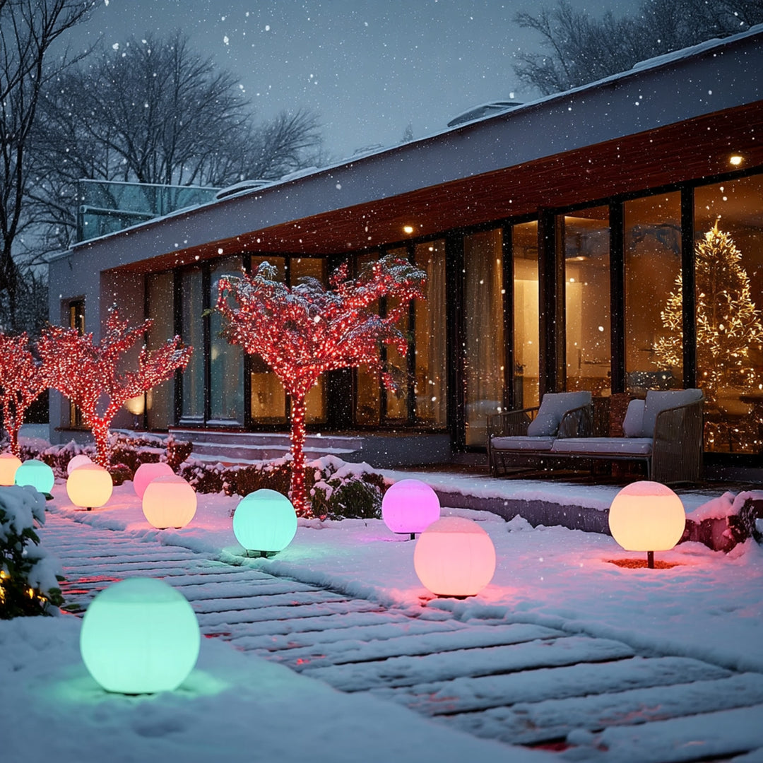 Lámpara solar de jardín multicolor 15 x 15 x 48 cm GreenBlue GB122