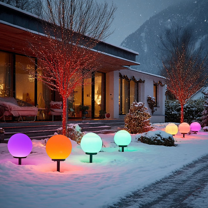 Lámpara solar de jardín multicolor 15 x 15 x 48 cm GreenBlue GB122