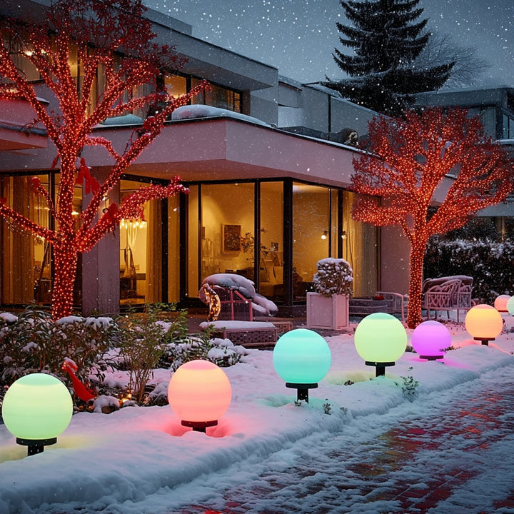 Lámpara solar de jardín multicolor 15 x 15 x 48 cm GreenBlue GB122