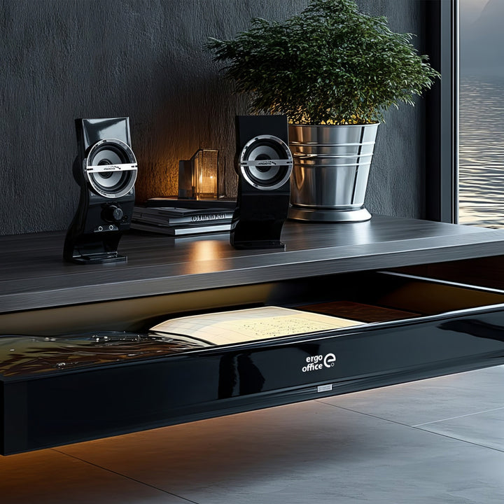 Altavoces estéreo para ordenador negros USB 6W Audiocore AC805