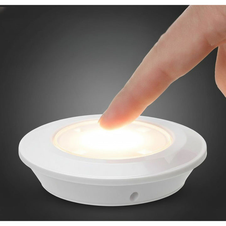 Juego de 6 pzas luces LED con mando a distancia 4 modos iluminación Maclean Energy MCE165