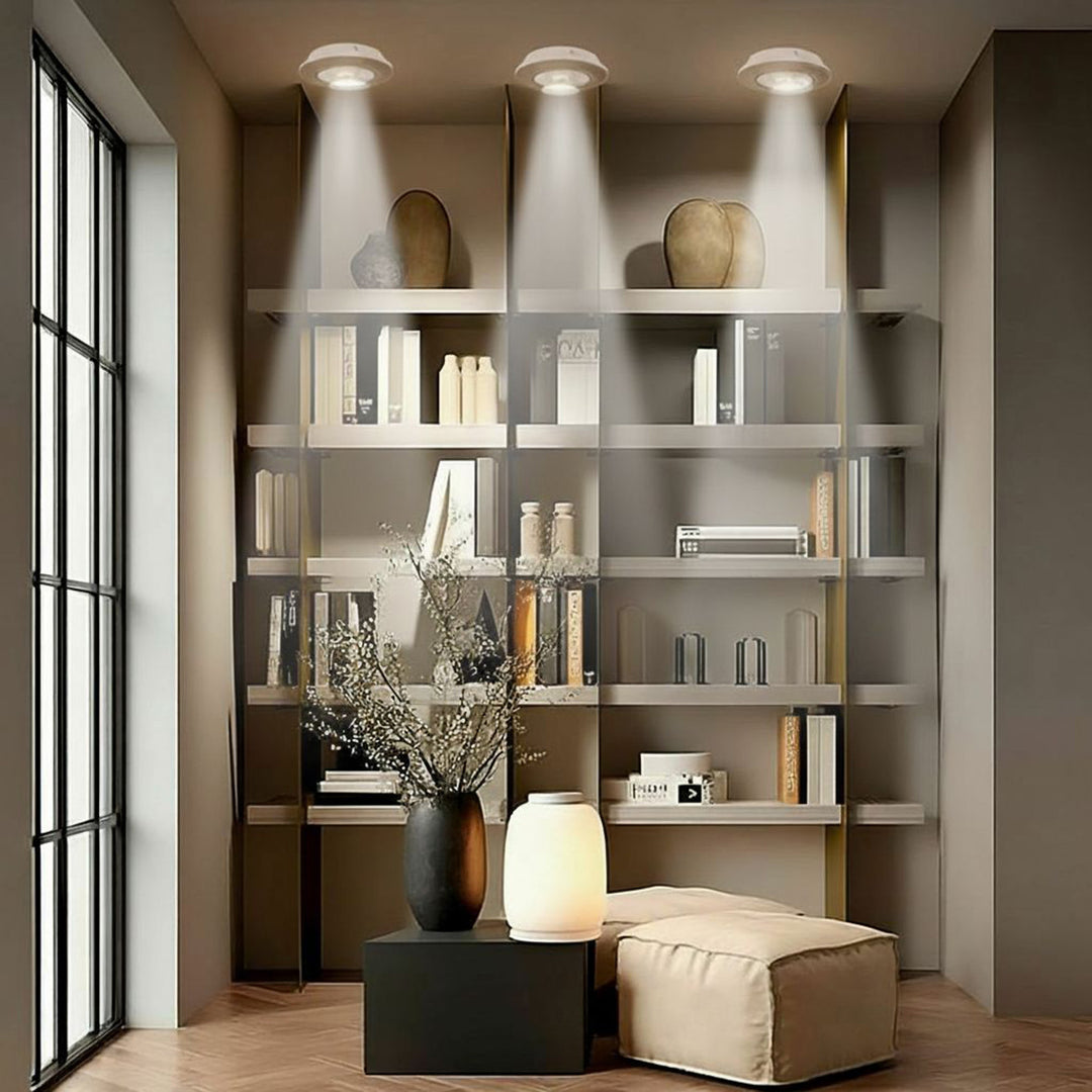 Juego de 6 pzas luces LED con mando a distancia 4 modos iluminación Maclean Energy MCE165