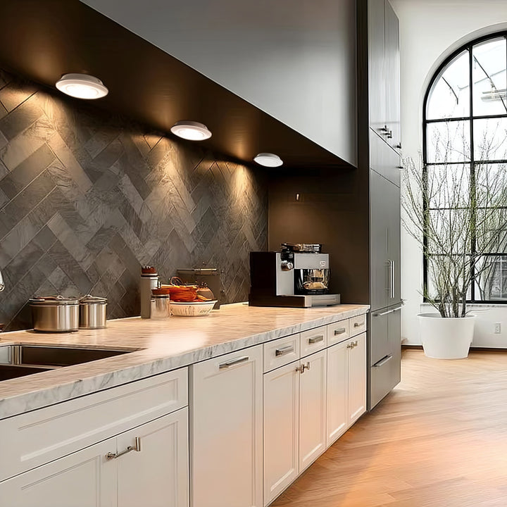 Juego de 6 pzas luces LED con mando a distancia 4 modos iluminación Maclean Energy MCE165