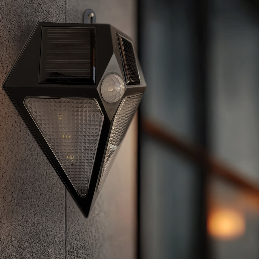 Lâmpada solar com sensor de movimento 6 LED Maclean Energy MCE168