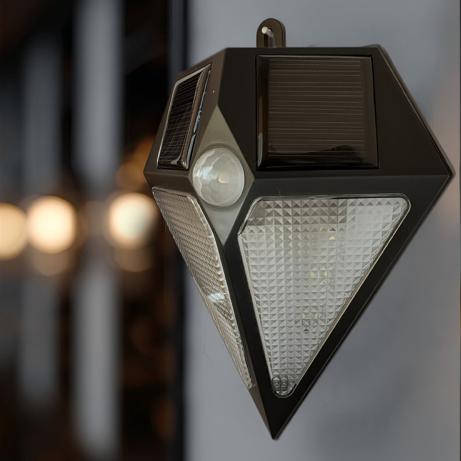Lámpara solar con sensor de movimiento 6 LED Maclean Energy MCE168